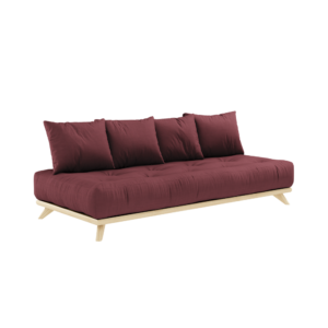 KARUP DESIGN Dřevěná pohovka SENZA vínová 200 cm