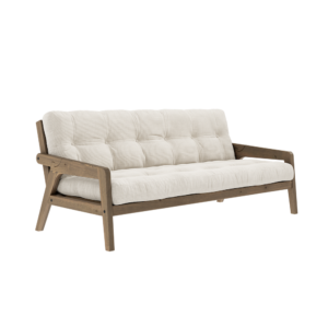 KARUP DESIGN Třímístná rozkládací pohovka GRAB krémová 204 cm