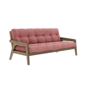 KARUP DESIGN Třímístná rozkládací pohovka GRAB růžová 204 cm