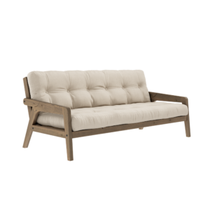 KARUP DESIGN Třímístná rozkládací pohovka GRAB světle béžová 204 cm