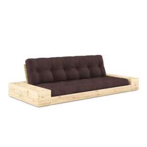 KARUP Rozkládací pohovka BASE s úložným prostorem hnědá 244 cm