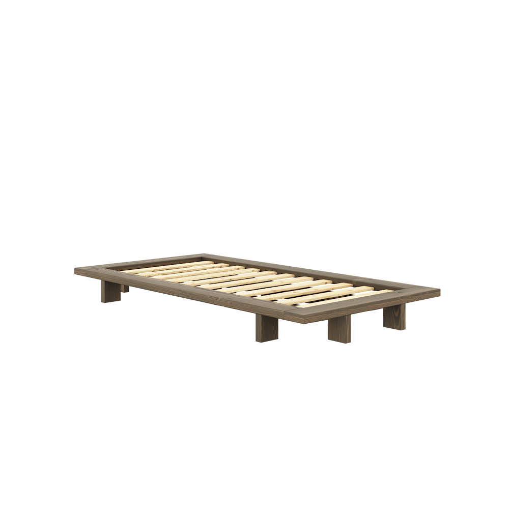 KARUP Dřevěná postel JAPAN 90x200 cm tmavě hnědá