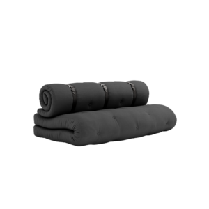 KARUP DESIGN Rozkládací pohovka BUCKLE UP tmavě šedá 140 cm