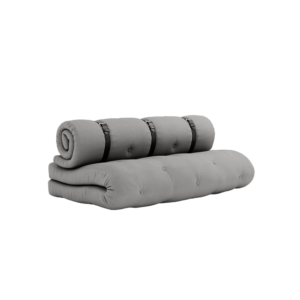 KARUP DESIGN Rozkládací pohovka BUCKLE UP šedá 140 cm