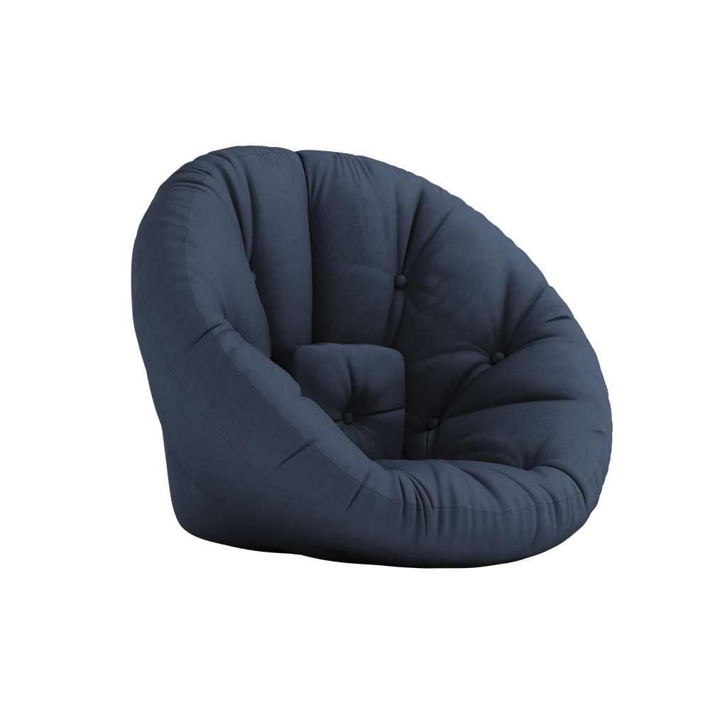 KARUP DESIGN Rozkládací křeslo NIDO námořnicky modré