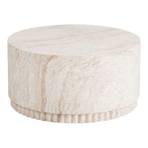 House Nordic Konferenční stolek BONN ø75cm travertin