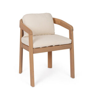 BIZZOTTO Dřevěná zahradní židle PABLO s područkami