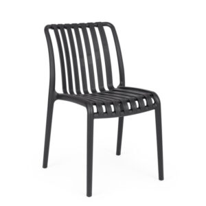 BIZZOTTO Zahradní plastová židle BILLIE černá
