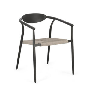 BIZZOTTO Zahradní židle LINARES antracitová