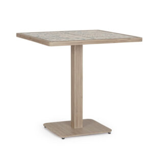 BIZZOTTO Zahradní stůl KALIMERA světlý 73x73 cm