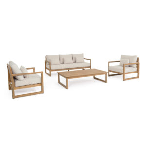 BIZZOTTO Zahradní set pohovky a 2 křesel ADRIAN akácie