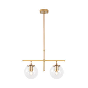 OPVIQ Závěsné světlo ROE zlaté čiré