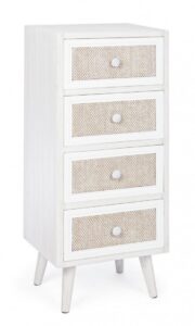 BIZZOTTO komoda MONTIEL se 4 šuplíky