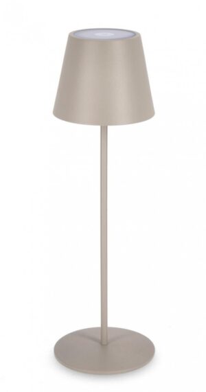 BIZZOTTO Zahradní stojací LED lampa ETNA 38 cm taupe